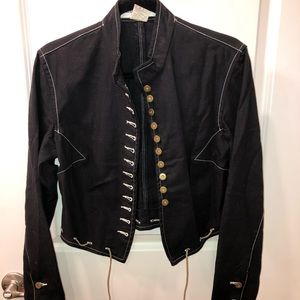 Bernard sport jacket with brass buttons